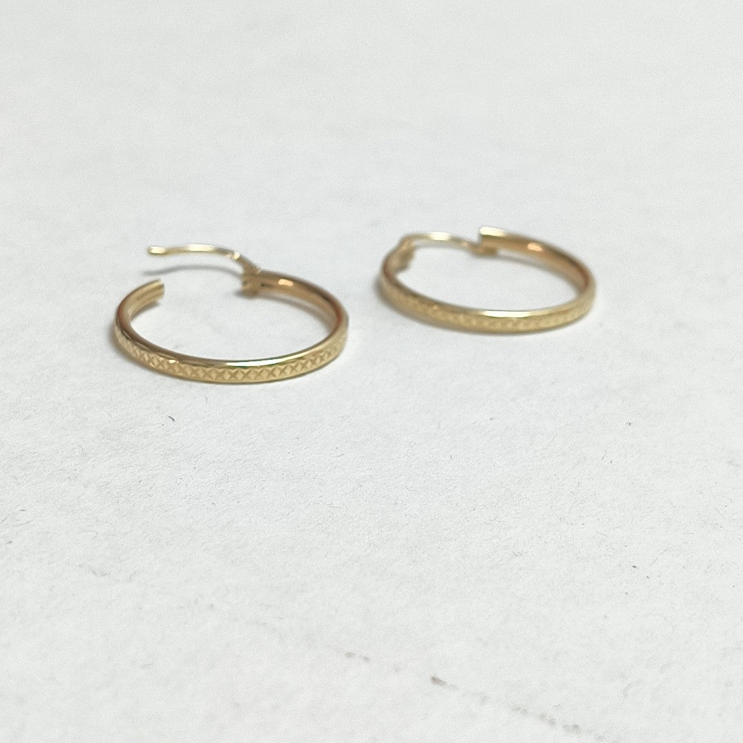 ARRACADAS PAR ORO 10 K 1.5 GRMS (SEMINUEVO)