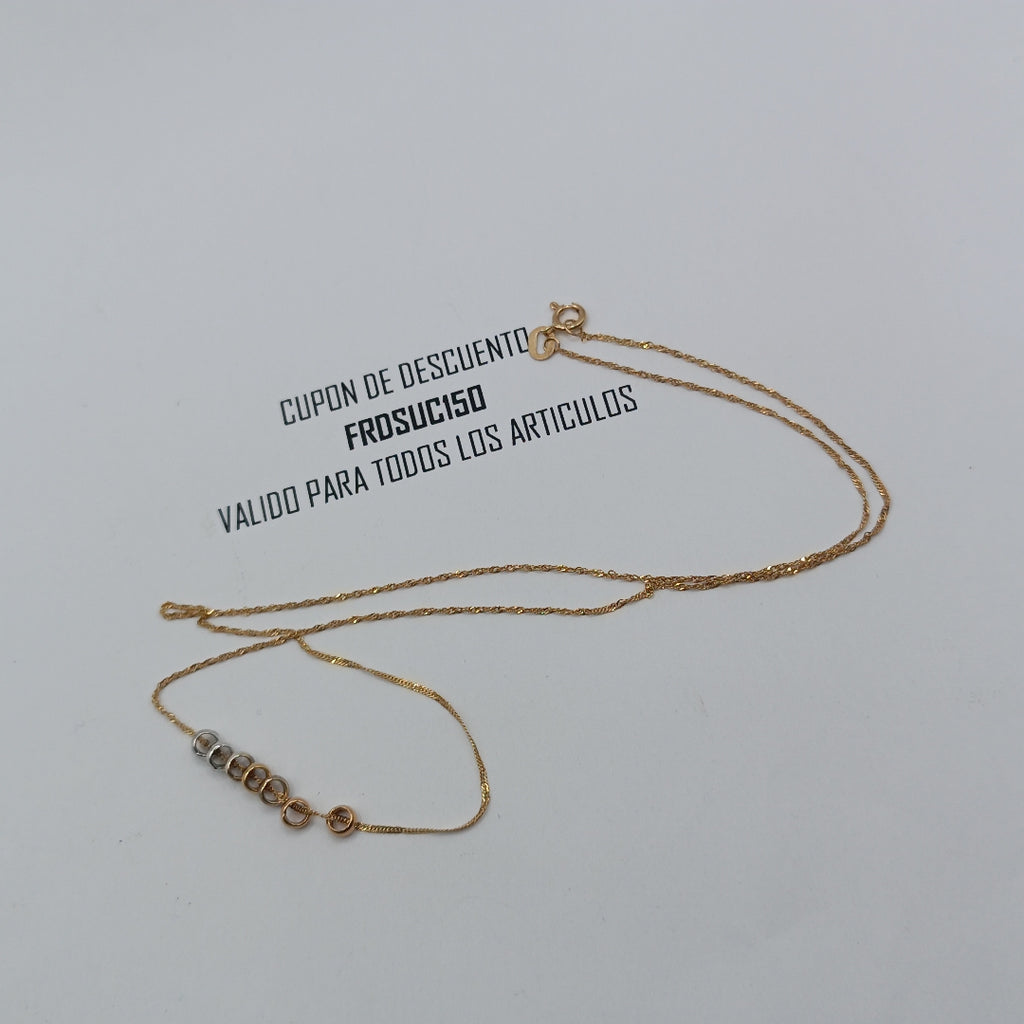 CADENA ORO 14 K 1,00 GRMS (SEMINUEVO)