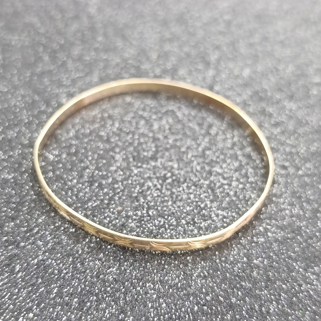 PULSERA RIGIDA ORO 14 K 5.5 GRMS (SEMINUEVO)