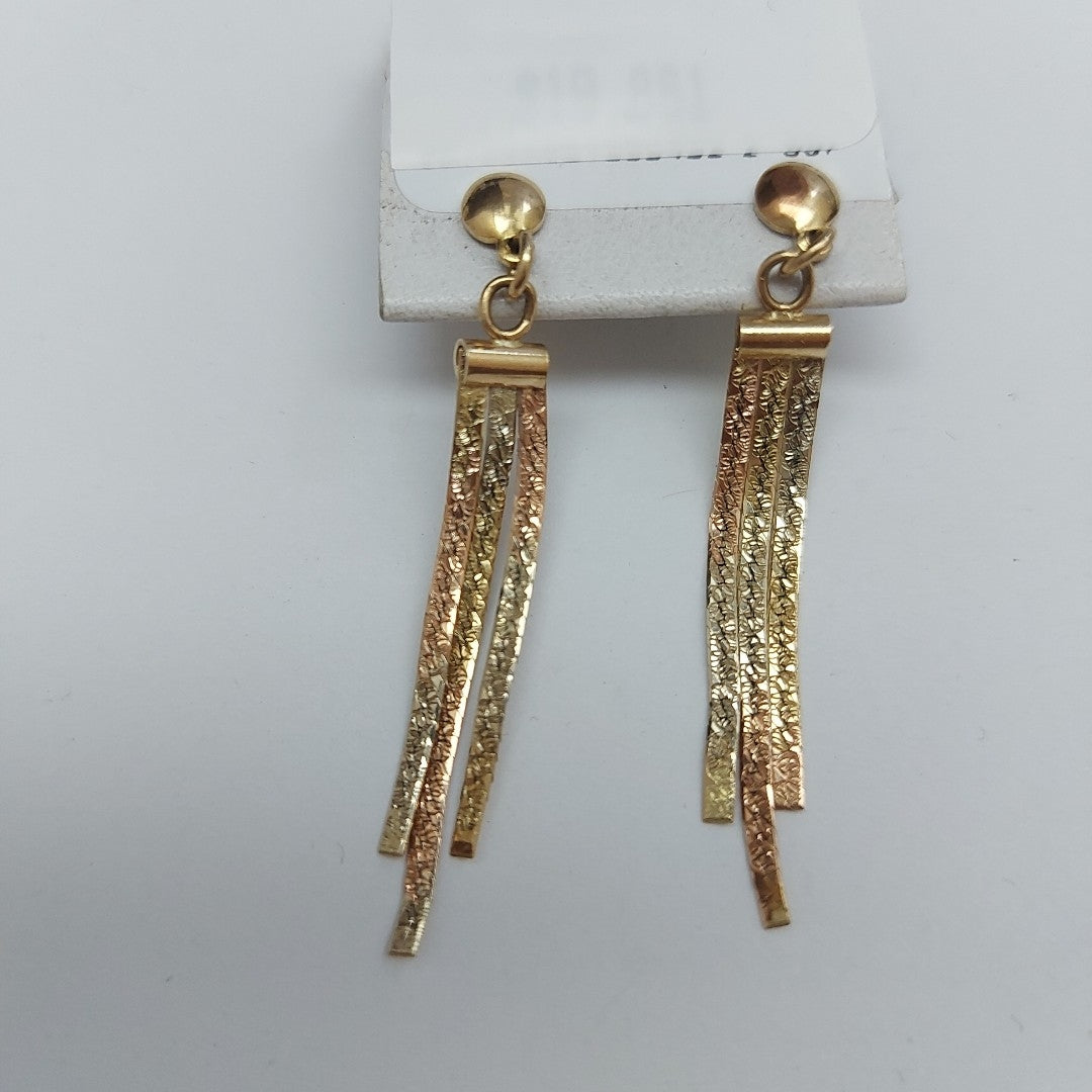 ARETES PAR ORO 14 K 2.9 GRMS (SEMINUEVO)