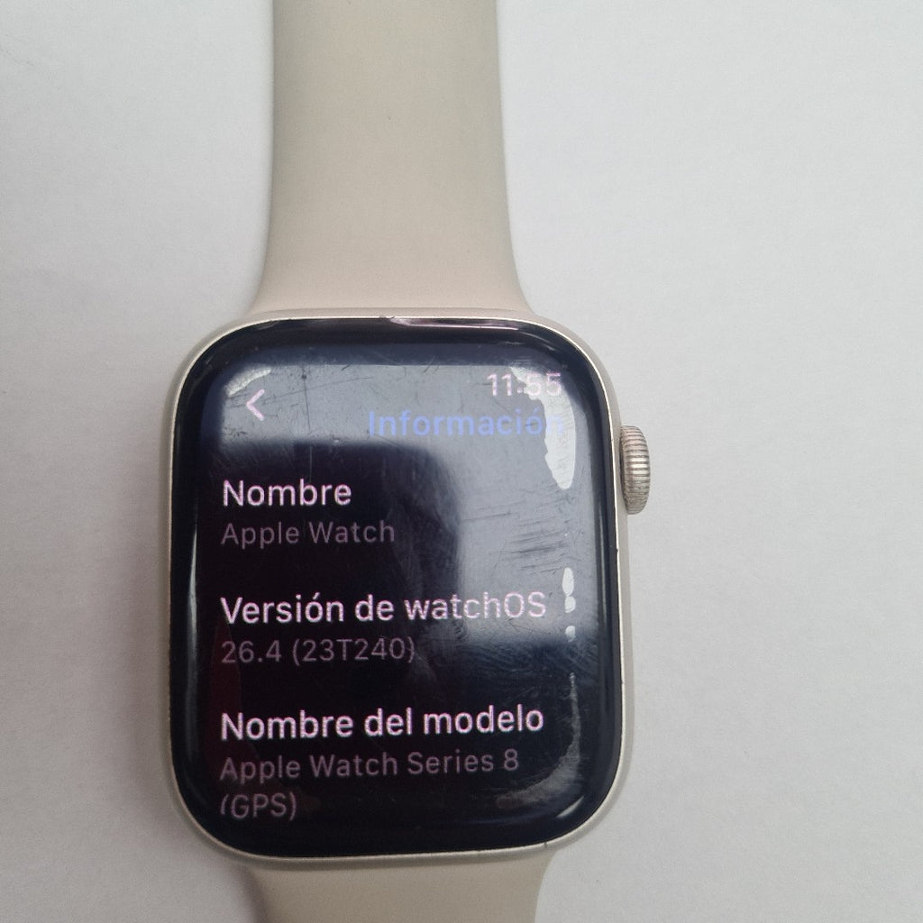 SMARTWATCH APPLE SERIES 8 ALUMINIO A2771 45 MM GPS (SEMINUEVO)