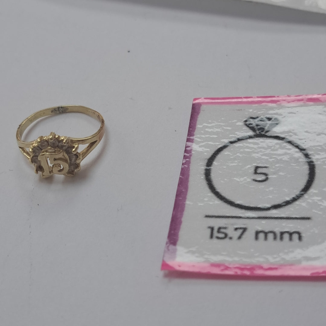 ANILLITO ORO 10 K 1,60 GRMS (SEMINUEVO)