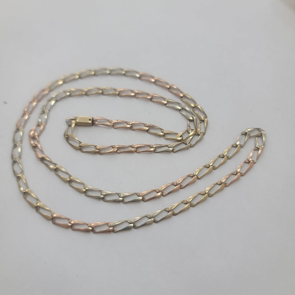 CADENA ORO, ORO COMBINADO 10 K 9.3 GRMS (SEMINUEVO)
