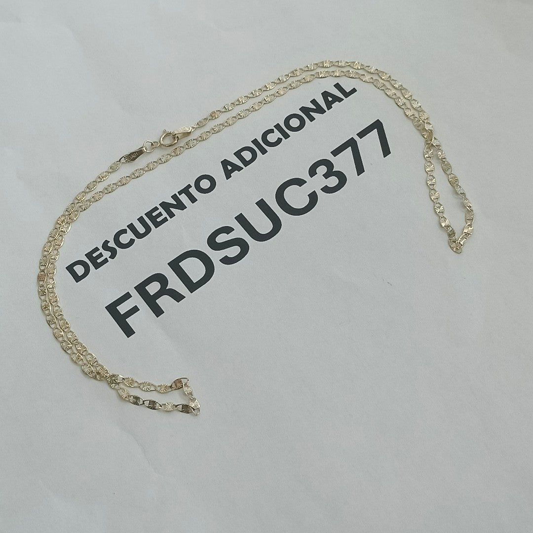 CADENA ORO 10 K 2.6 GRMS (SEMINUEVO)