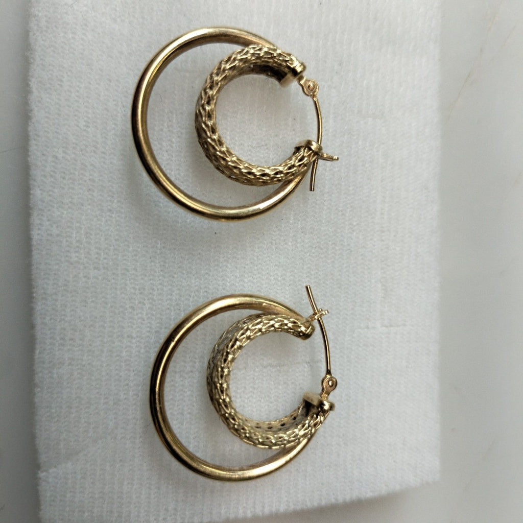 ARRACADAS PAR ORO 14 K 3.7 GRMS (SEMINUEVO)