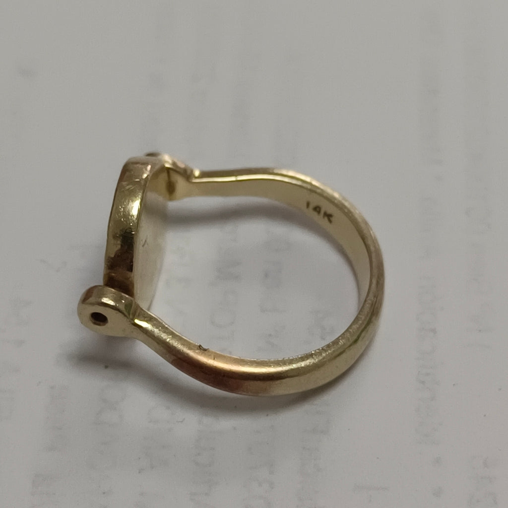 ANILLO ORO 14 K 5.8 GRMS (SEMINUEVO)