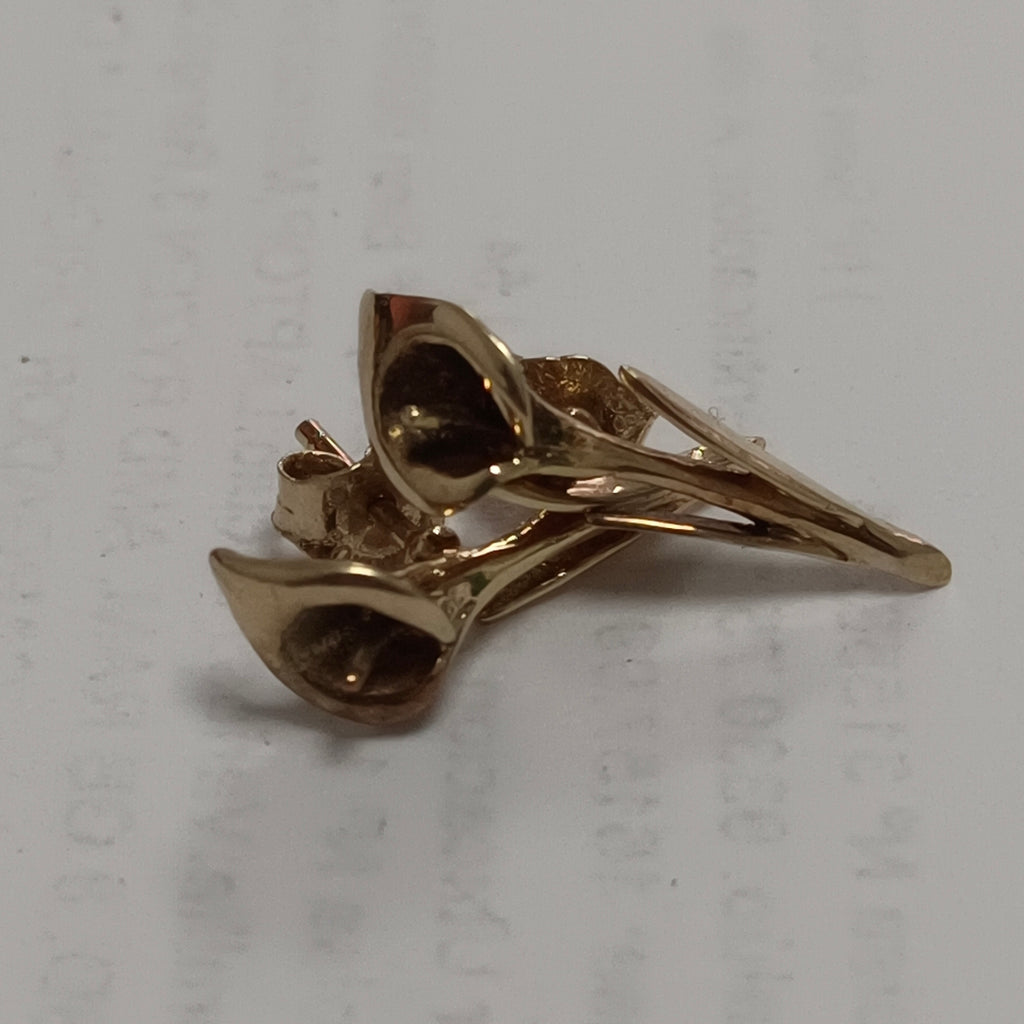 ARETES PAR ORO 14 K 2.3 GRMS (SEMINUEVO)