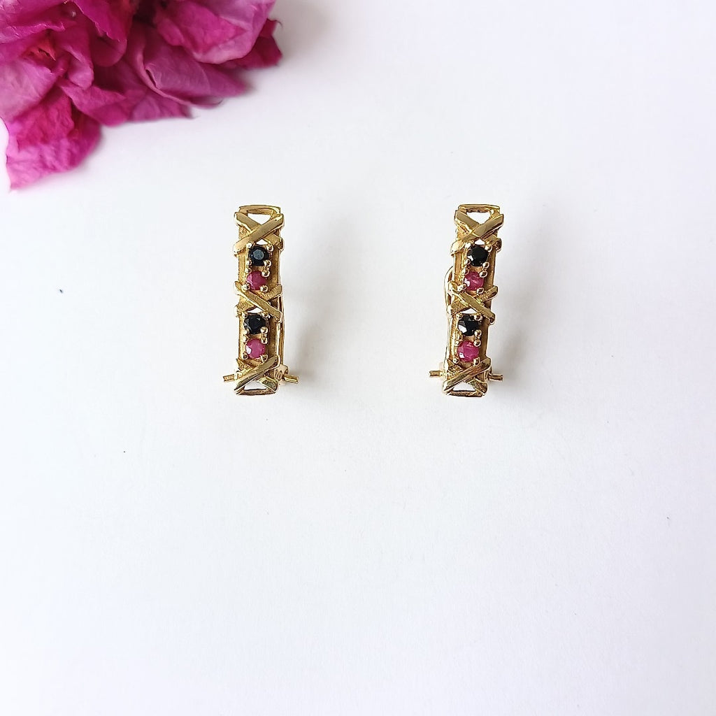 ARETES PAR ORO 14 K 6.8 GRMS (SEMINUEVO)