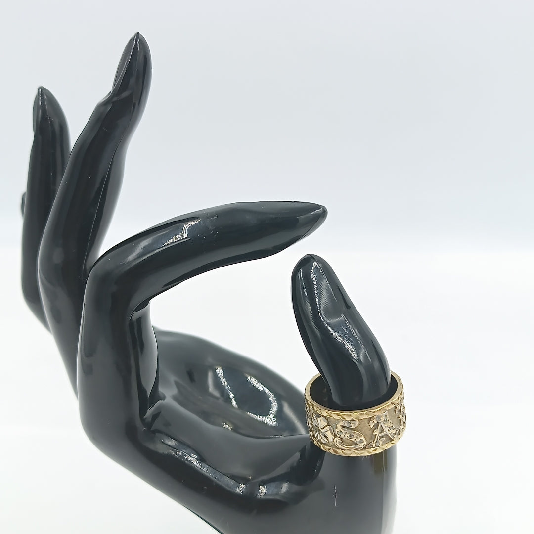 ANILLO ORO 10 K 6.5 GRMS (SEMINUEVO)