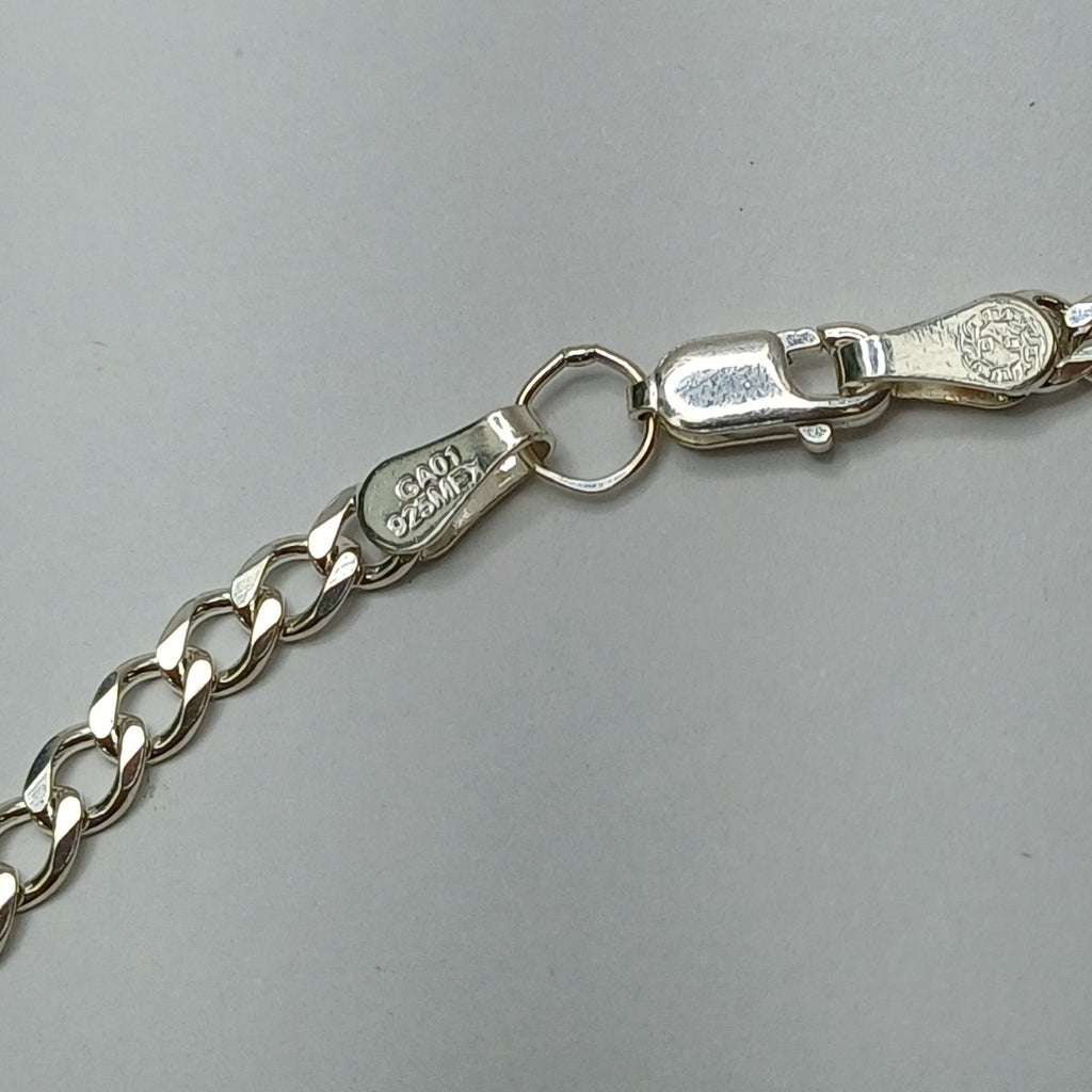 CADENA TEJIDO BARBADO PLATA .925 55 CM 11.8 GR (NUEVO)