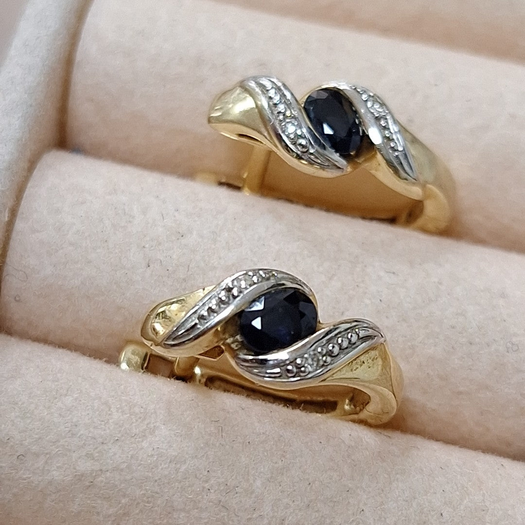 BROQUELES PAR ORO 14 K 2,60 GRMS (SEMINUEVO)