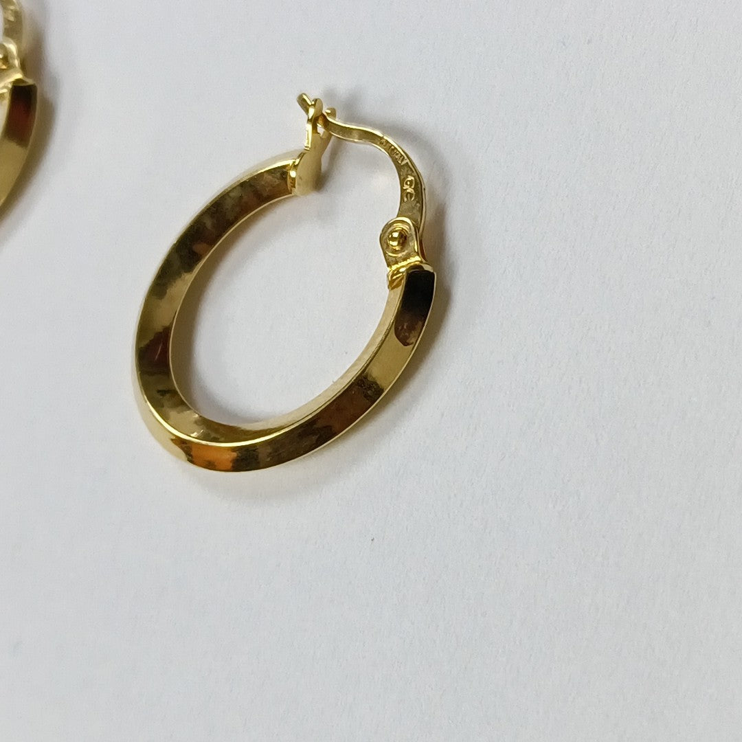 ARETES PAR, ARRACADAS PAR ORO 14 K 1.3 GRMS (SEMINUEVO)