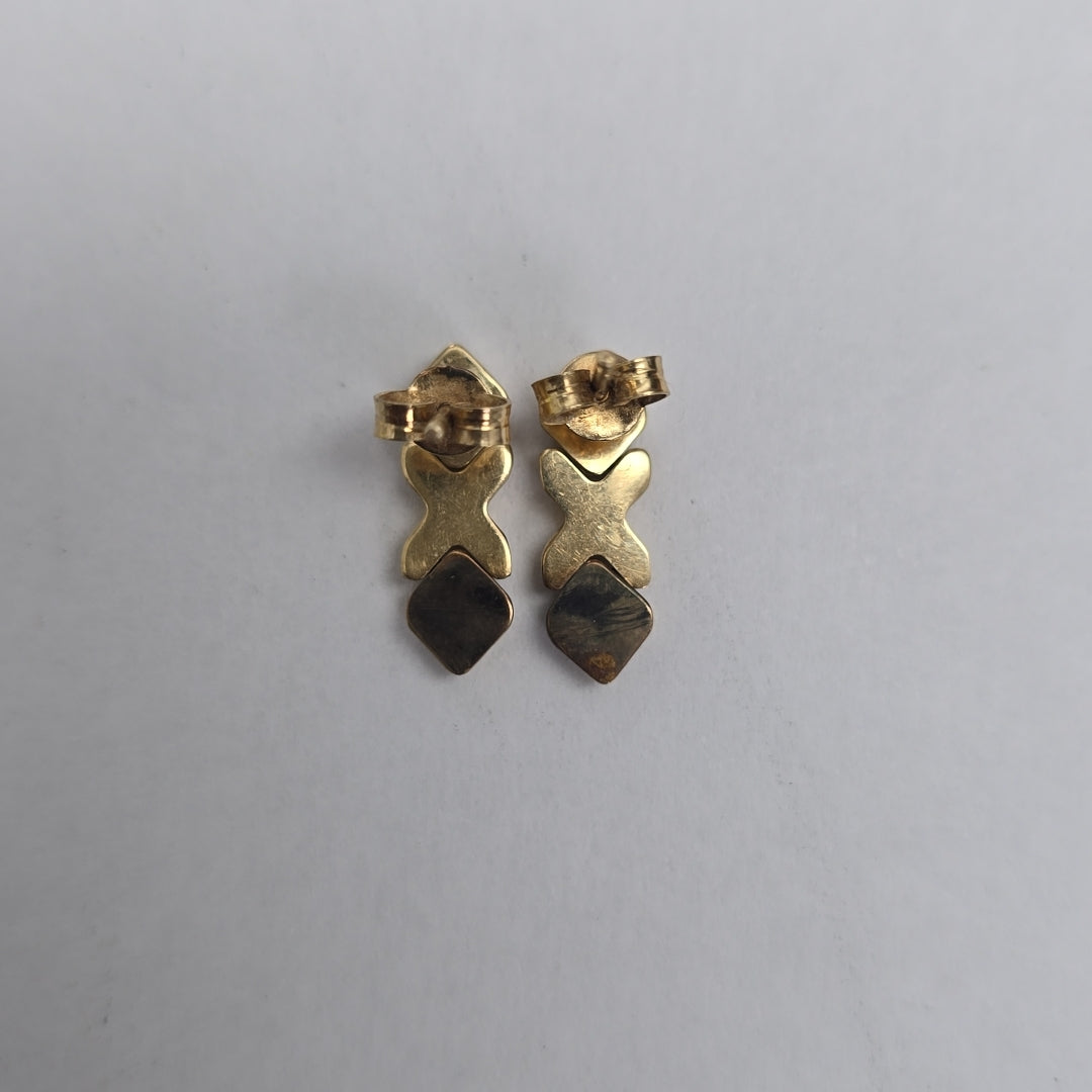 ARETES PAR ORO 14 K 1,70 GRMS (SEMINUEVO)