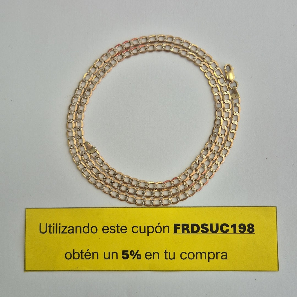 CADENA ORO 10 K 6.9 GRMS (SEMINUEVO)