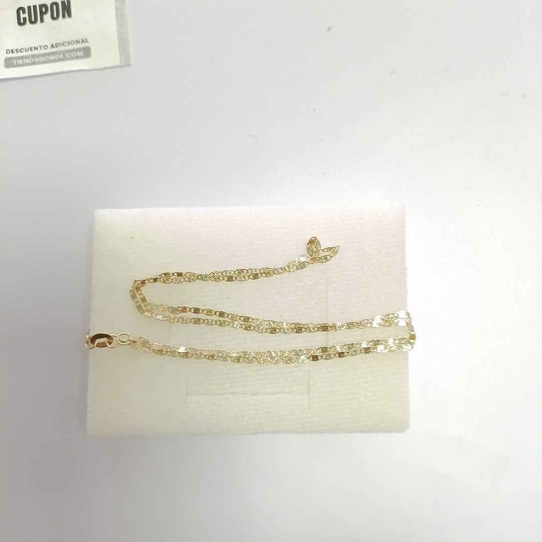 CADENA ORO COMBINADO 10 K 1.6 GRMS (SEMINUEVO)