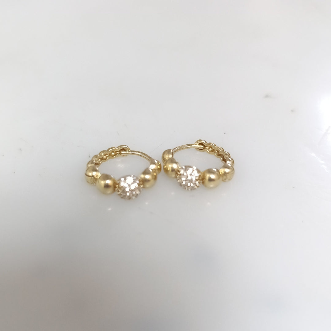 ARETES PAR ORO 10 K 2.1 GRMS (SEMINUEVO)