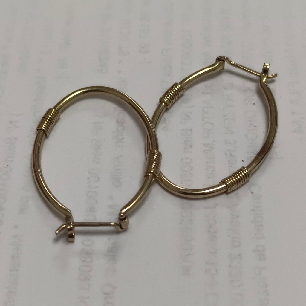 ARRACADAS PAR ORO 14 K 3,00 GRMS (SEMINUEVO)