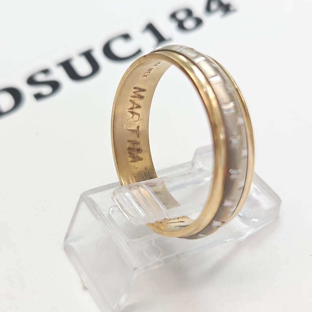 ARGOLLA ORO 10 K 6.3 GRMS (SEMINUEVO)