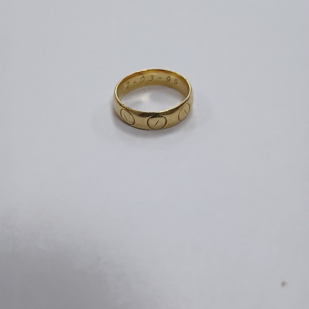 ARGOLLA ORO 14 K 6,10 GRMS (SEMINUEVO)