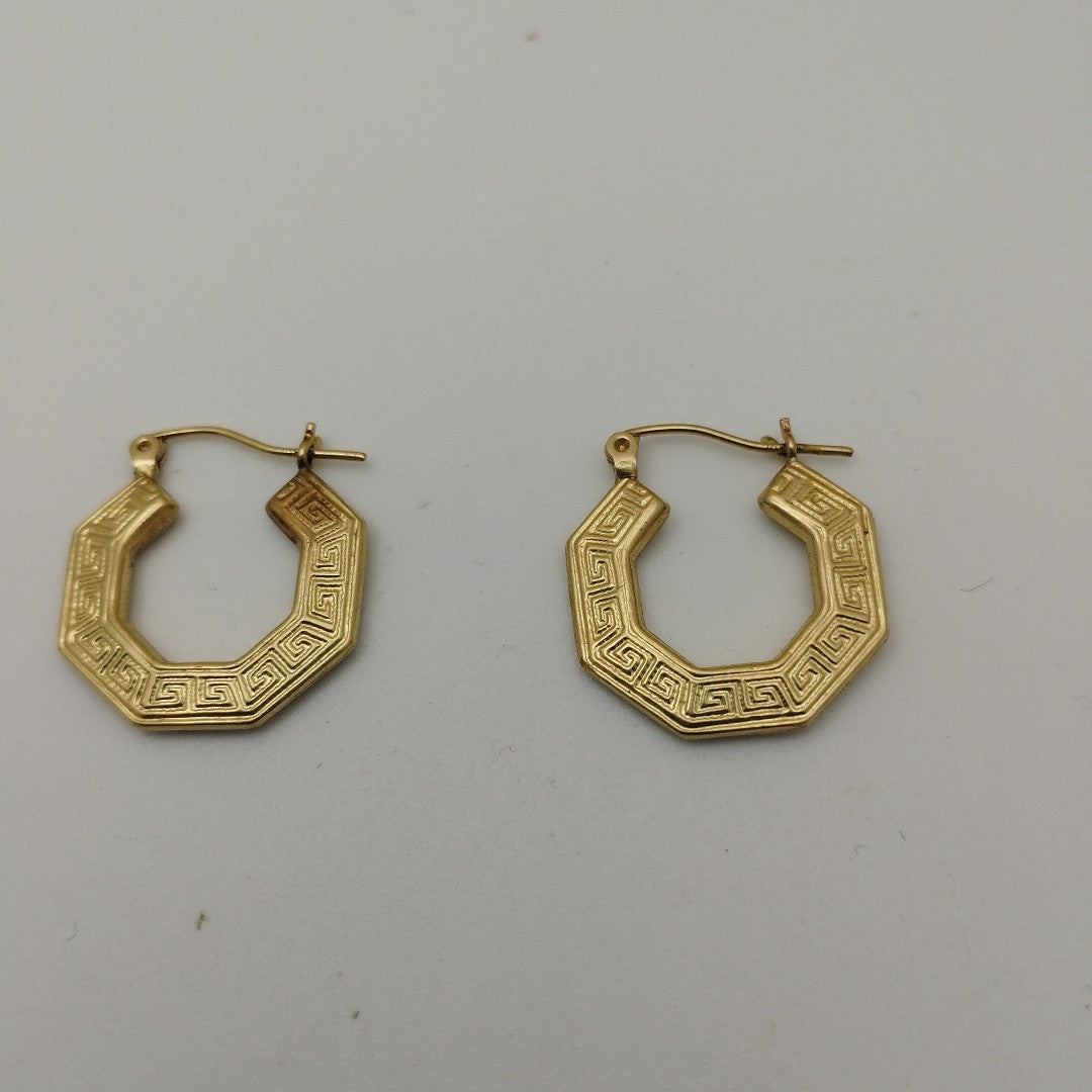 ARRACADAS PAR ORO 10 K 2 GRMS (SEMINUEVO)