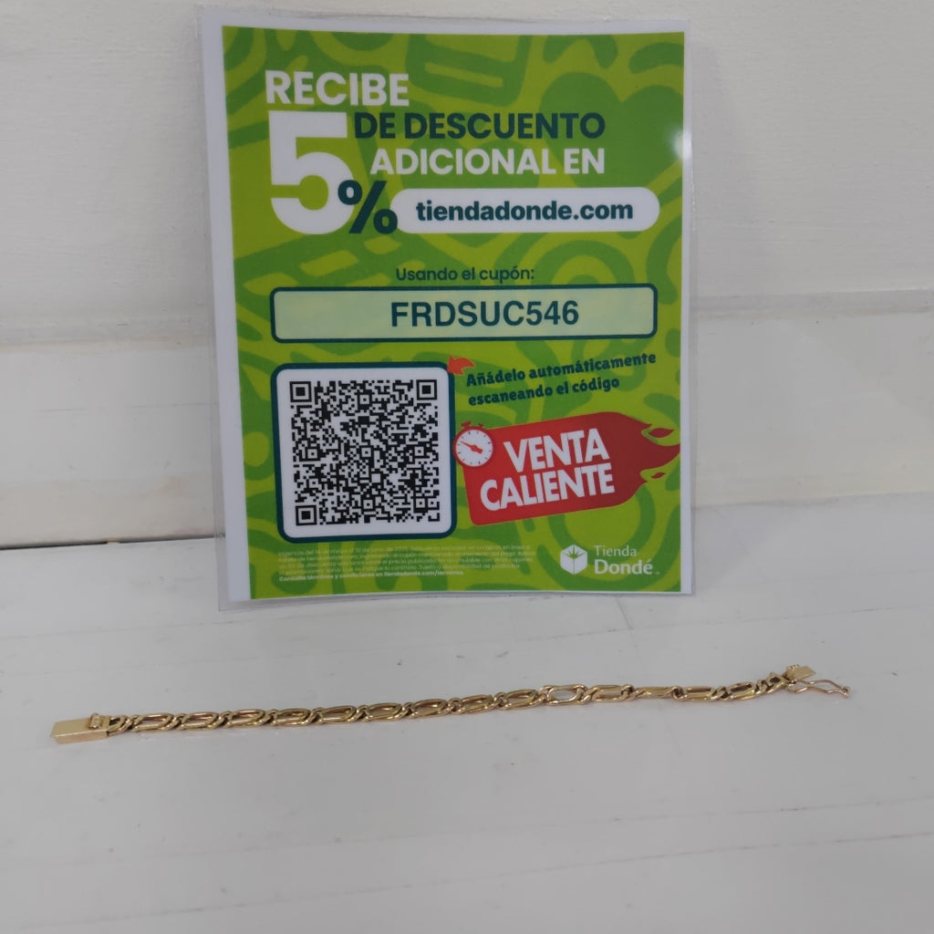 PULSERA ORO 14 K 12.8 GRMS (SEMINUEVO)