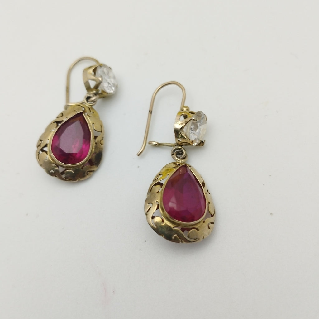 ARETES PAR ORO 10 K 6.3 GRMS (SEMINUEVO)