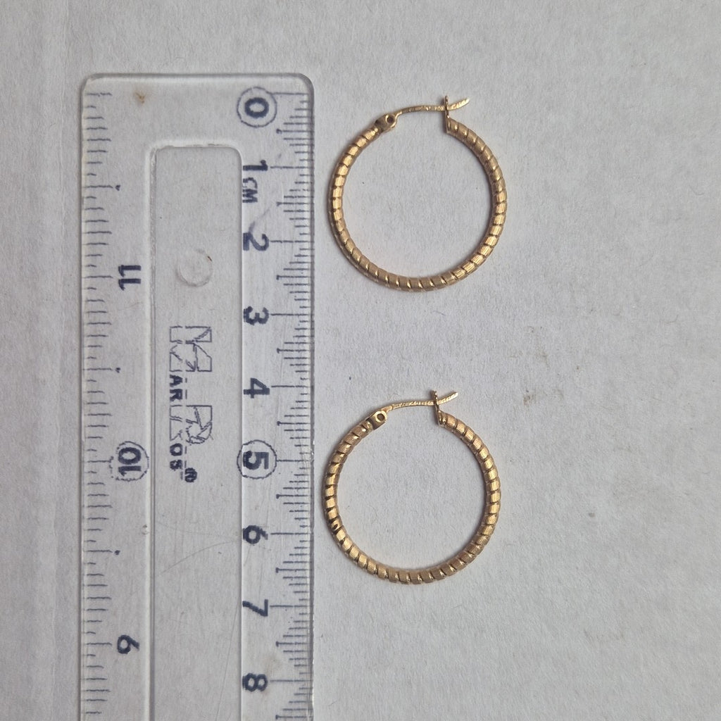 ARRACADAS PAR ORO 14 K 2.8 GRMS (SEMINUEVO)