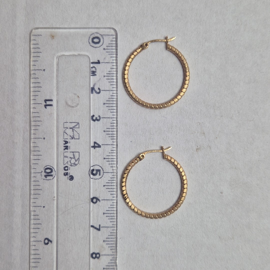 ARRACADAS PAR ORO 14 K 2.8 GRMS (SEMINUEVO)