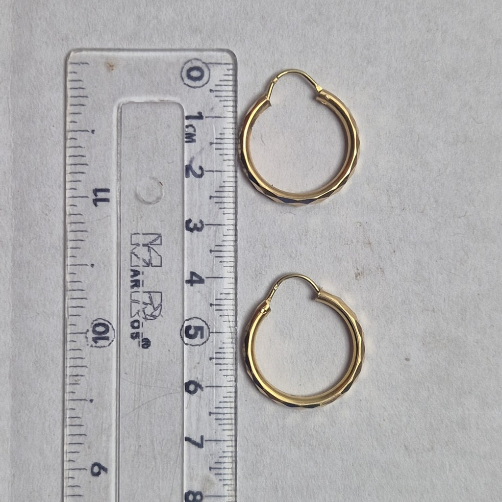 ARRACADAS PAR ORO 14 K 3.3 GRMS (SEMINUEVO)