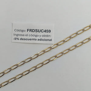 CADENA TEJIDO ESLABONES 11.7G 60 CM (NUEVO)