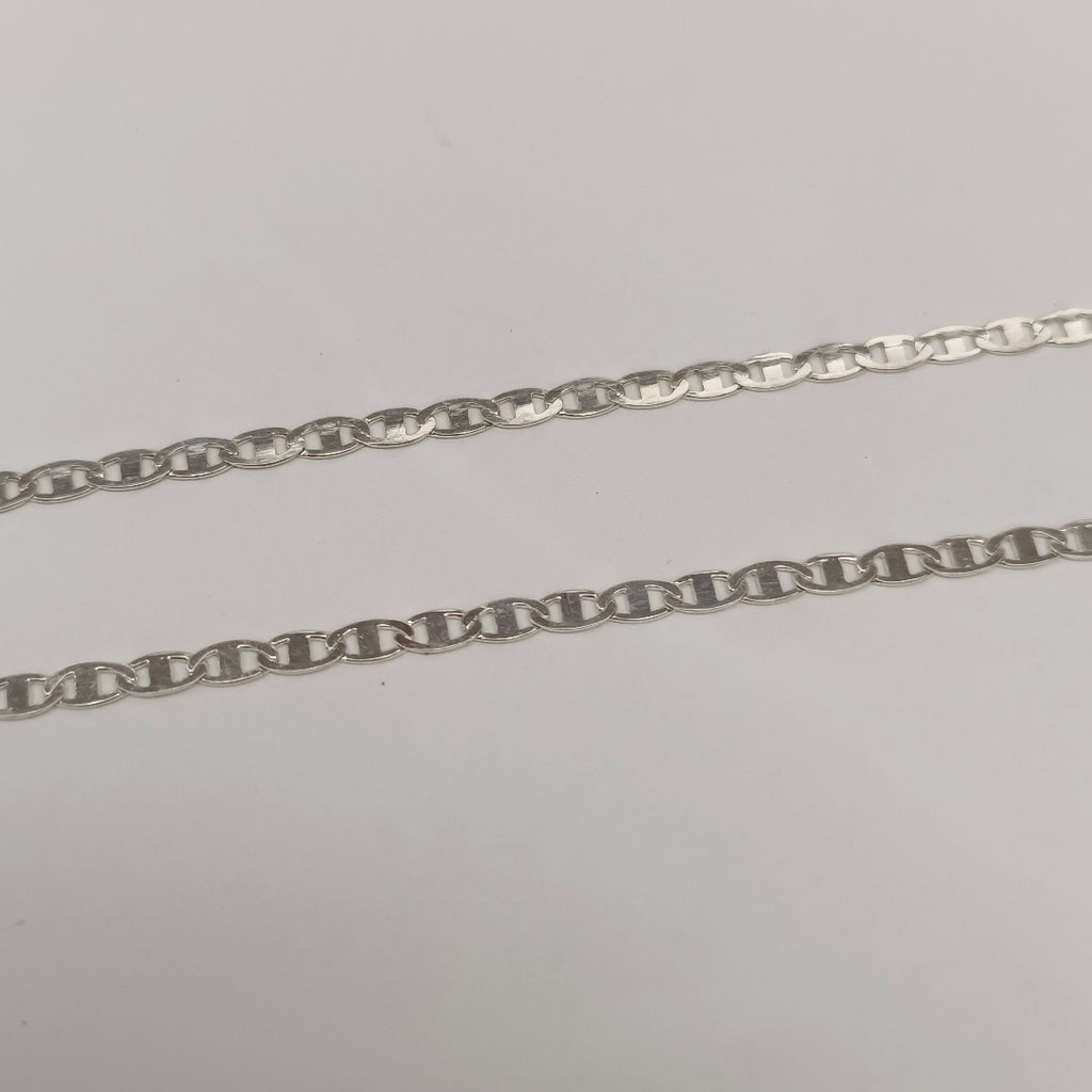 CADENA TEJIDO ESPEJO PLATA .925 60 CM 4.2 GR (NUEVO)