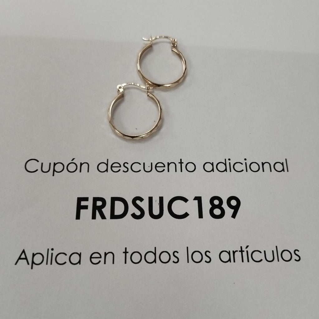 ARRACADAS PAR ORO 10 K 1,40 GRMS (SEMINUEVO)