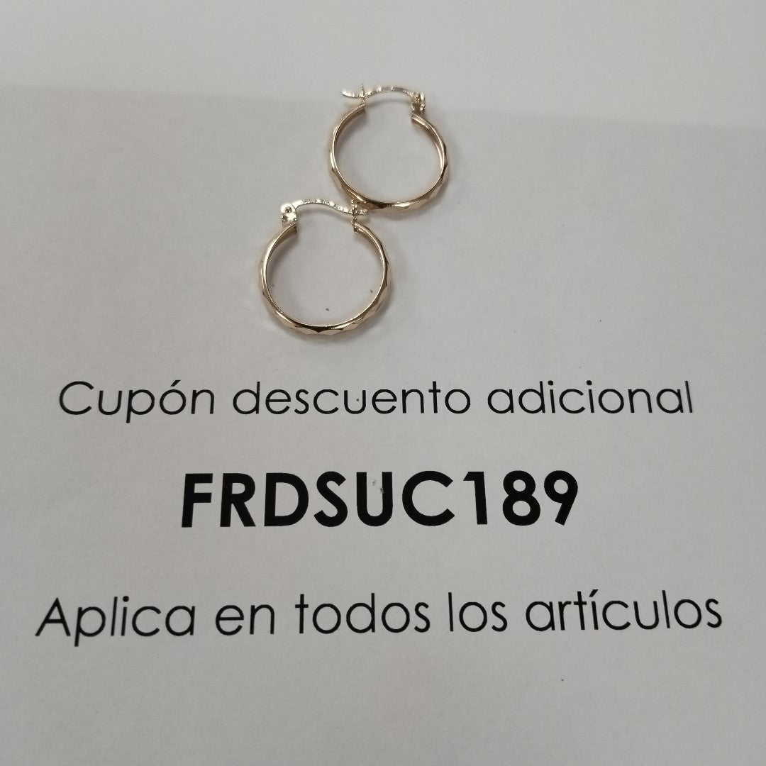 ARRACADAS PAR ORO 10 K 1,40 GRMS (SEMINUEVO)