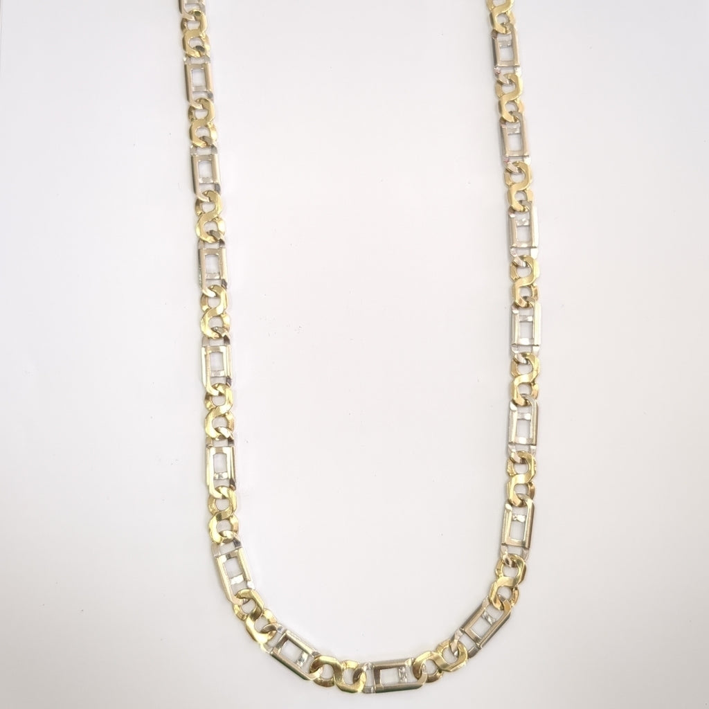 CADENA ORO COMBINADO 14 K 61.7 GRMS (SEMINUEVO)