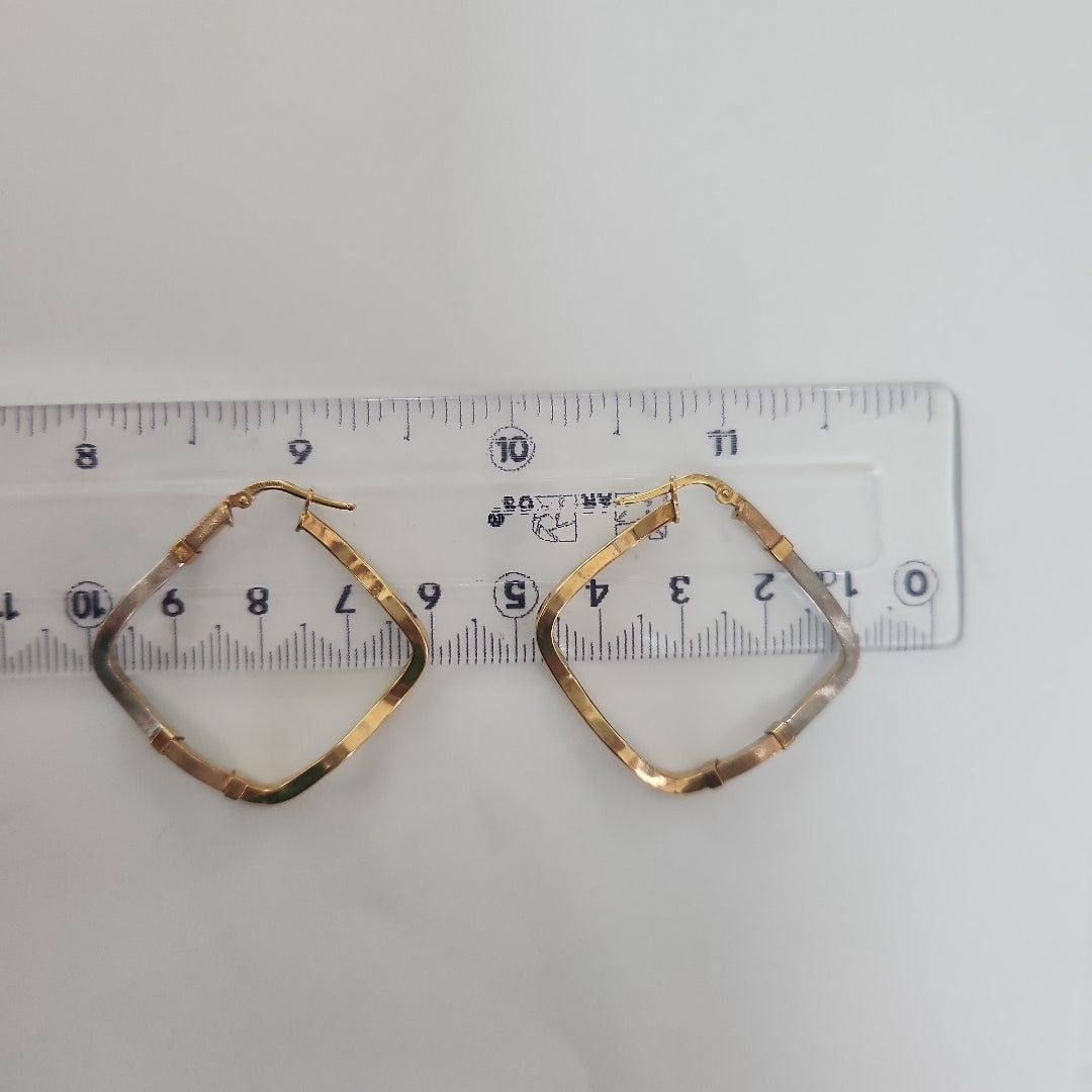 ARETES PAR ORO 14 K 2,80 GRMS (SEMINUEVO)
