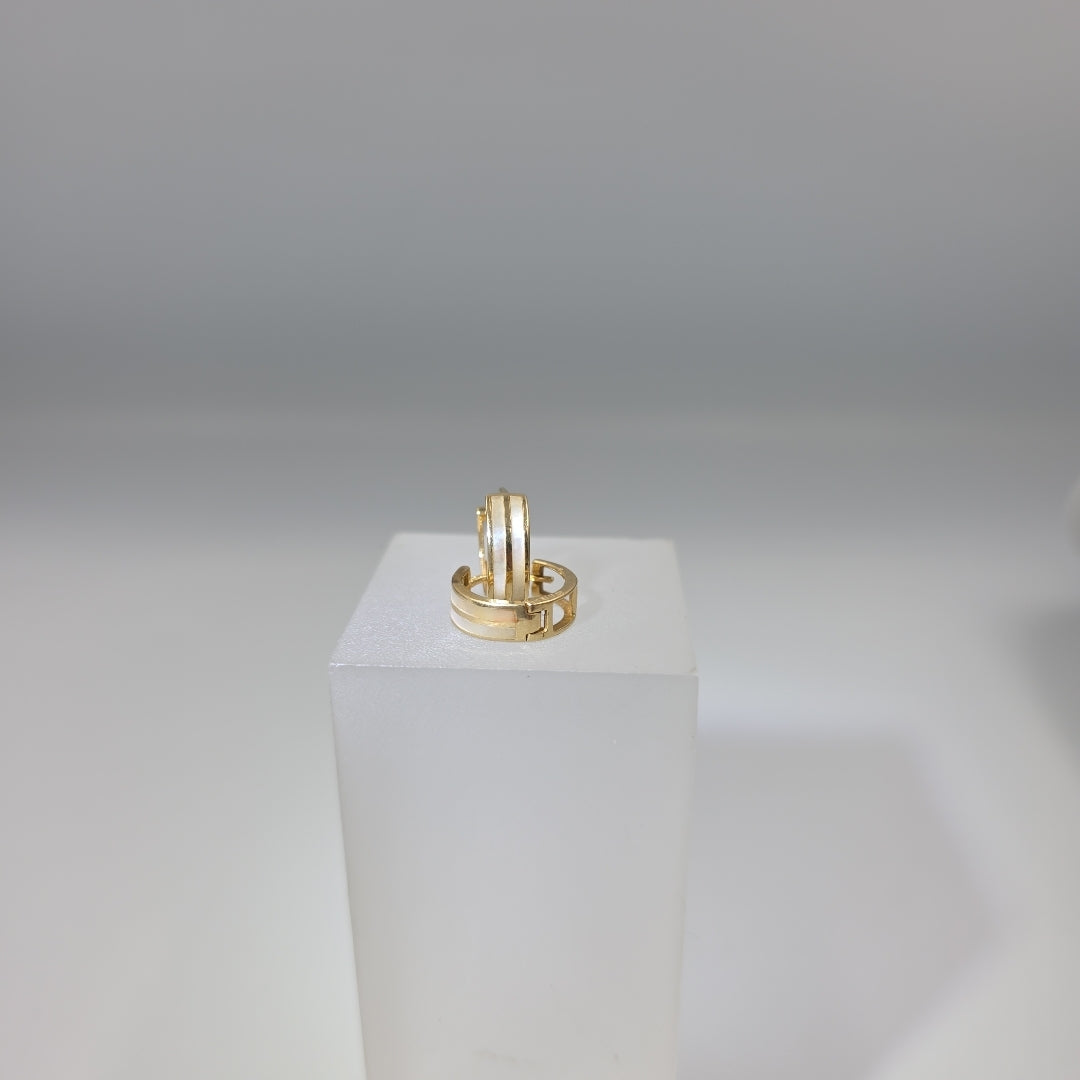 ARRACADAS PAR ORO 14 K 1.5 GRMS (SEMINUEVO)
