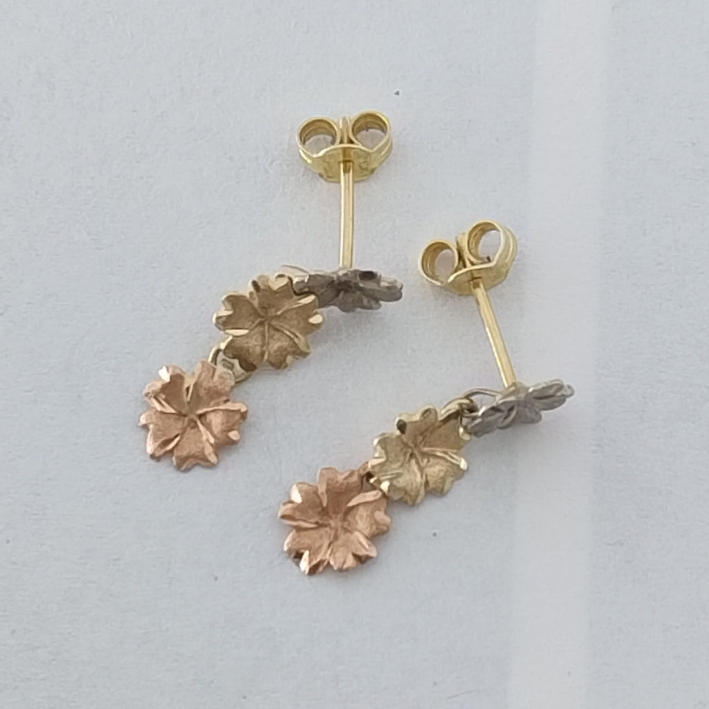 BROQUELES PAR ORO COMBINADO 14 K 2,00 GRMS (SEMINUEVO)