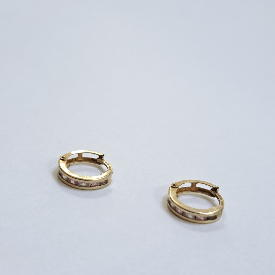 ARRACADAS PAR ORO 10 K 0.8 GRMS (SEMINUEVO)