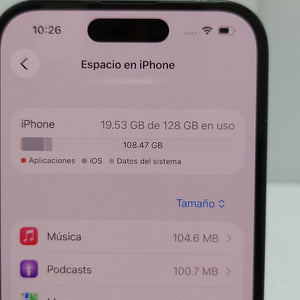 CELULAR APPLE IPHONE 16 A3286 (2024) 128 GB 8 GB RAM (SEMINUEVO)