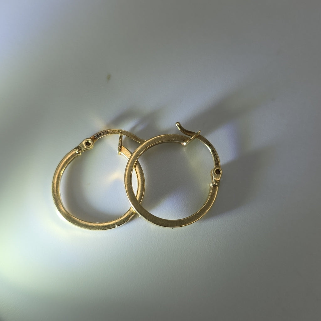 ARRACADAS PAR ORO 14 K 1.3 GRMS (SEMINUEVO)