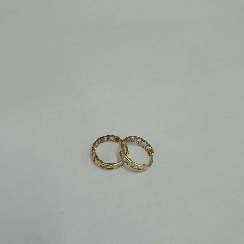 ARRACADAS PAR ORO 10 K 1.3 GRMS (SEMINUEVO)