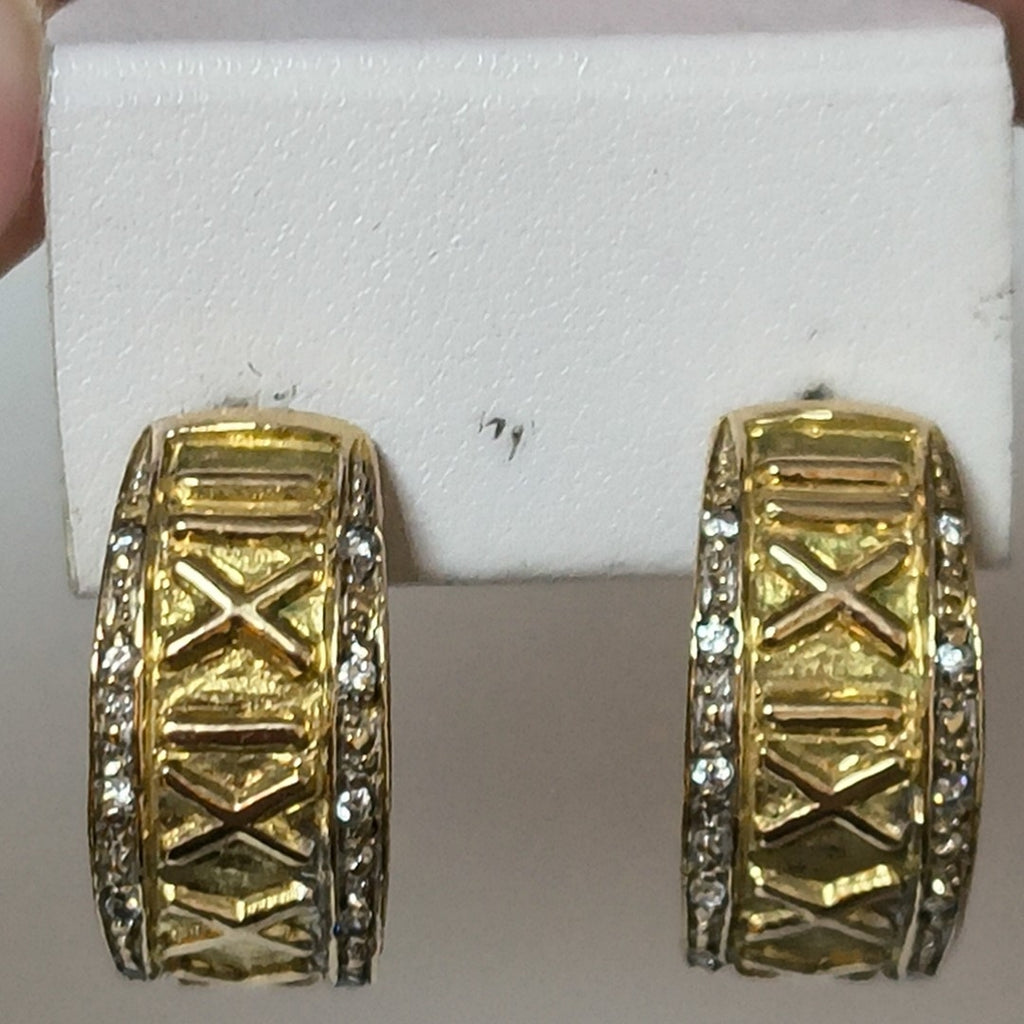 ARETES PAR ORO 10 K 6,20 GRMS (SEMINUEVO)