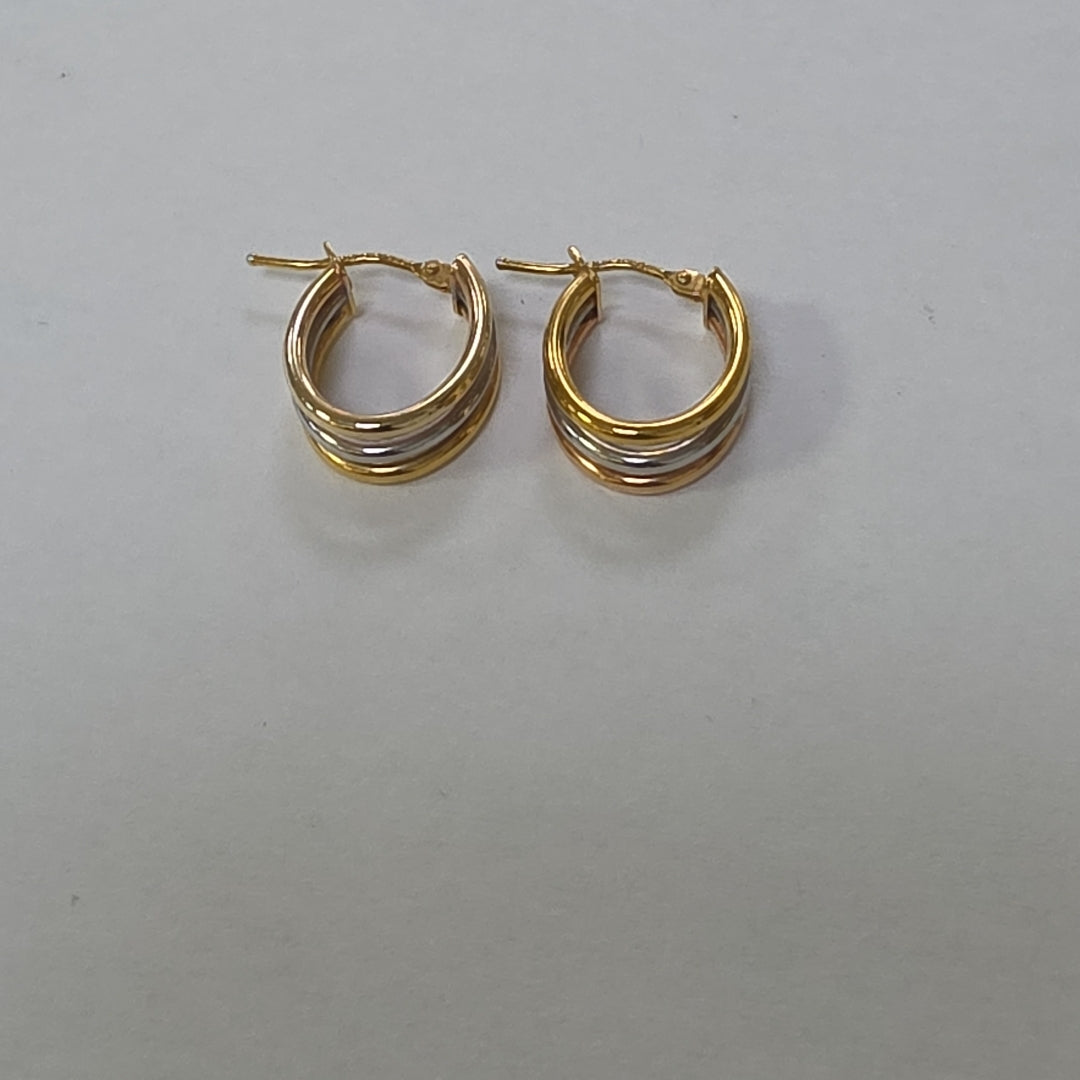 ARETES PAR ORO 14 K 1.7 GRMS (SEMINUEVO)