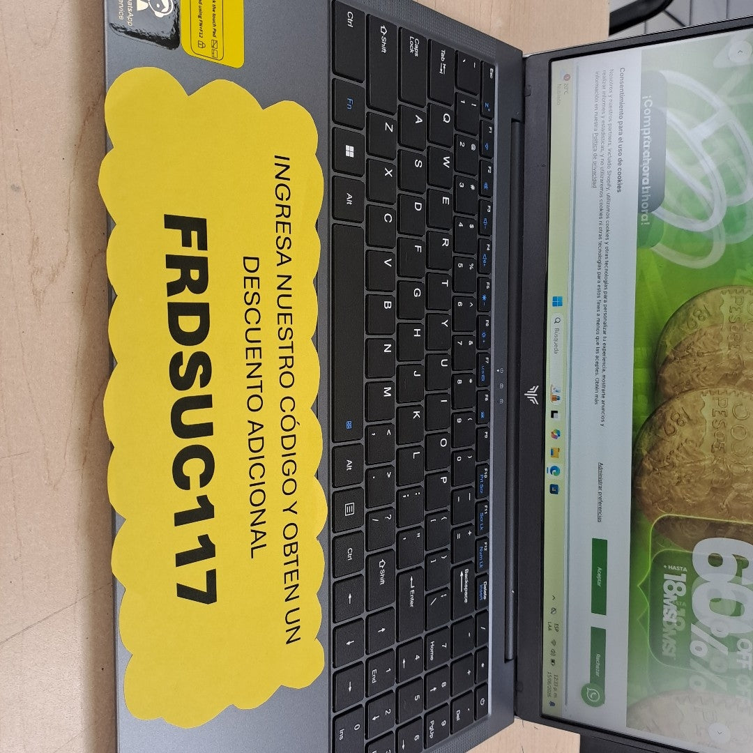 LAPTOP ACEMAGIC LX15PRO (2025) 512 GB SSD 16 GB RAM (SEMINUEVO)