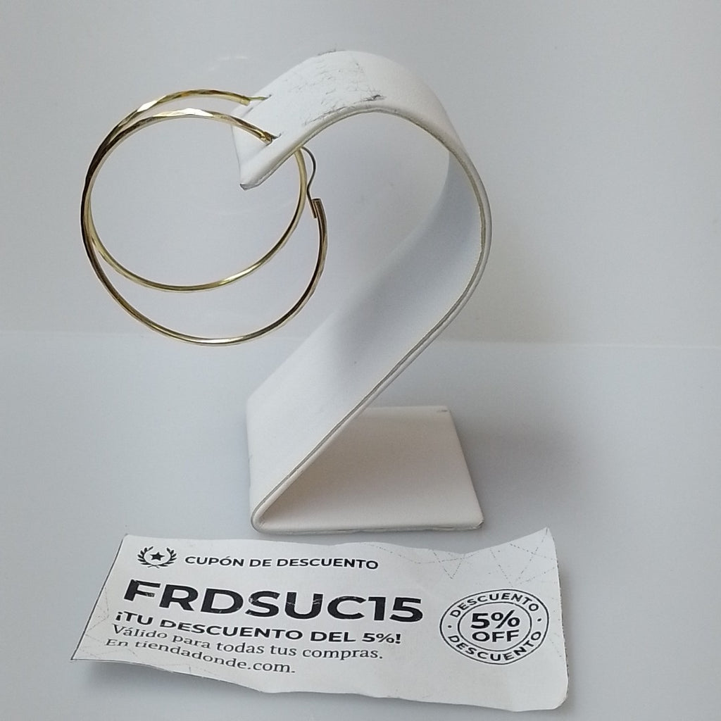 ARRACADAS PAR ORO 14 K 3.8 GRMS (SEMINUEVO)