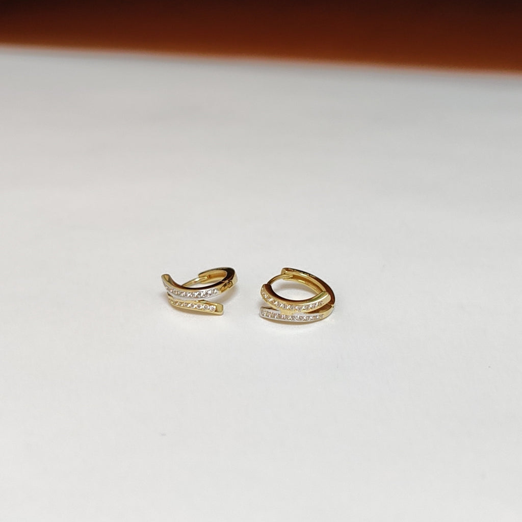 ARRACADAS PAR ORO 14 K 2.2 GRMS (SEMINUEVO)