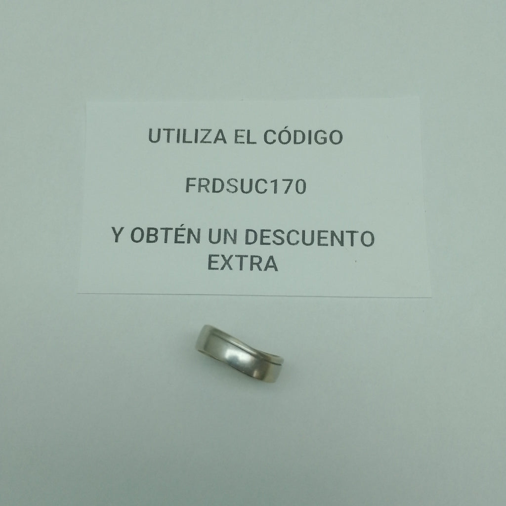 ARGOLLA ORO, ORO BLANCO 14 K 5.1 GRMS (SEMINUEVO)