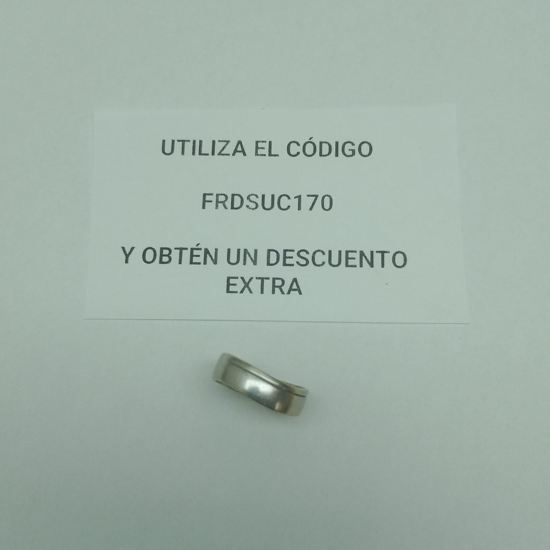 ARGOLLA ORO, ORO BLANCO 14 K 5.1 GRMS (SEMINUEVO)