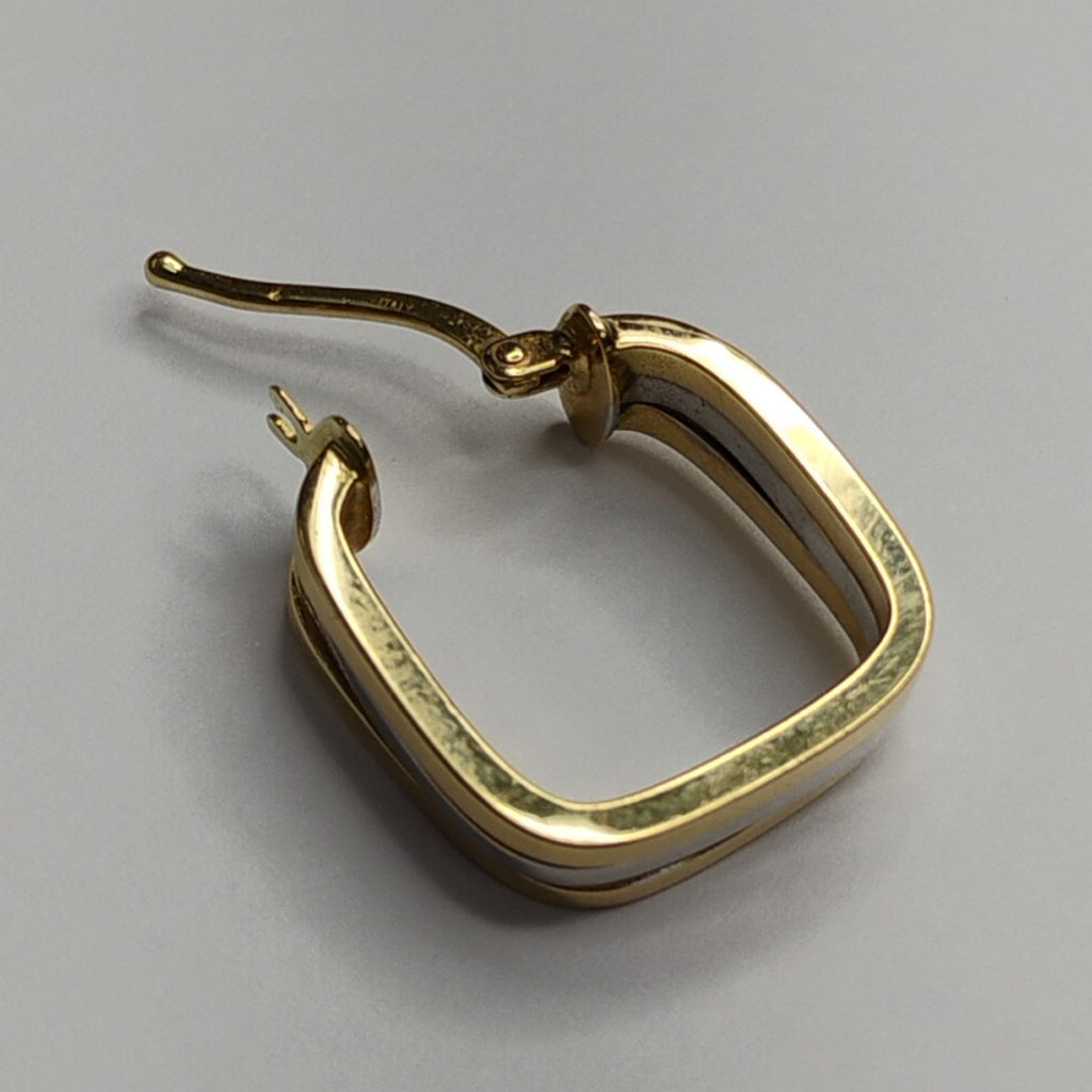 ARRACADAS PAR ORO,ORO COMBINADO 14 K 1,40 GRMS (SEMINUEVO)
