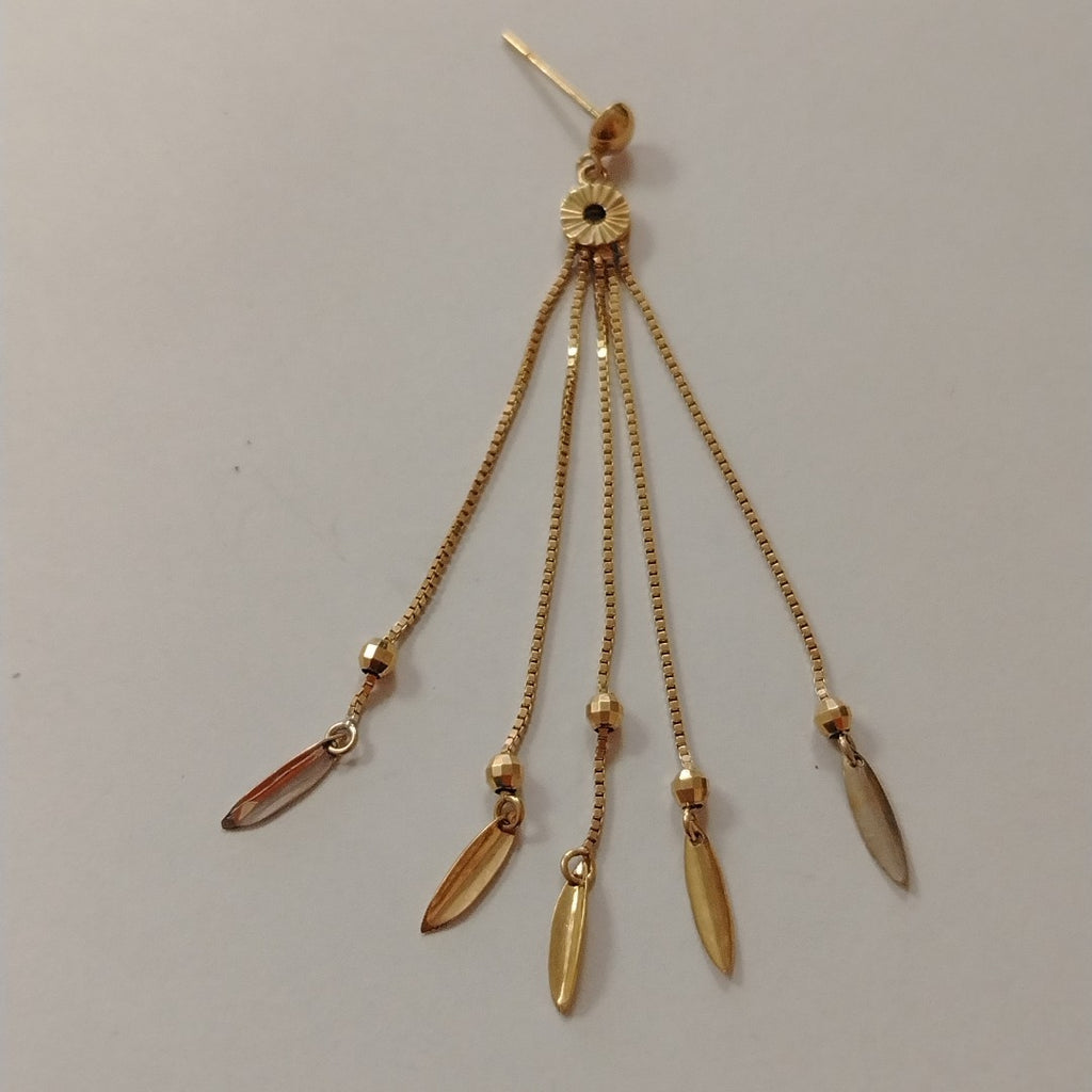 ARETES PAR ORO 14 K 5.6 GRMS (SEMINUEVO)